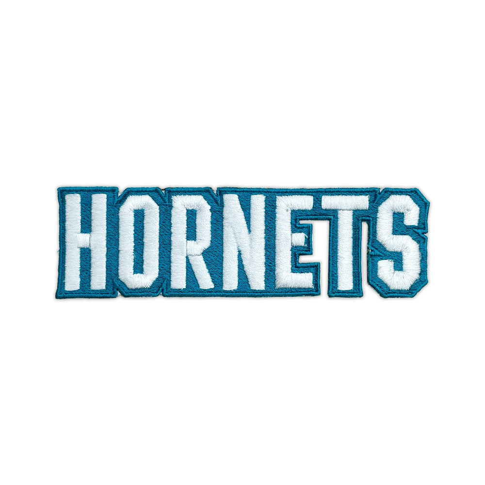 Charlotte Hornets wordmark Logo patch
