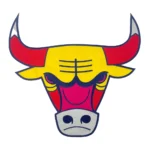 Chicago Bulls Alternate Rainbow Color Logo Patch