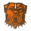 Cleveland Browns Retro Bulldog Logo Patch