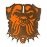 Cleveland Browns Retro Bulldog Logo Embroidered Patch