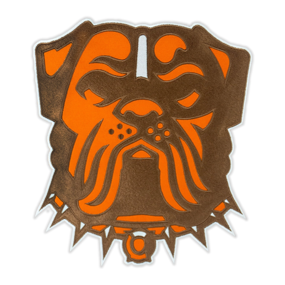 Cleveland Browns Retro Bulldog Logo Patch