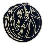 Dallas Mavericks Gold/Black Logo Patch