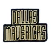 Dallas Mavericks Golden Wordmark Logo Patch