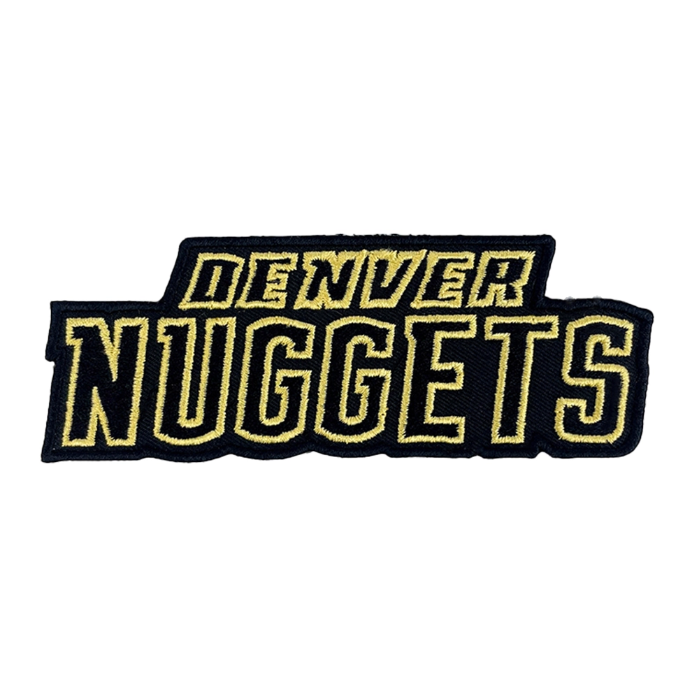 Denver Nuggets Official Text Logo Embroidered Patch