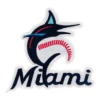 Miami Marlins script logo patch