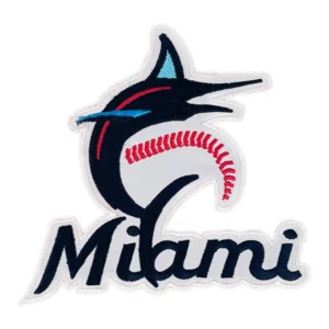 Miami Marlins script logo patch