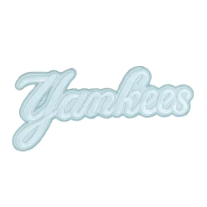 New York Yankees White Script Logo Patch