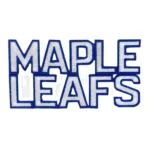 Toronto Maple Leafs Blue/White Wordmark Logo Patch