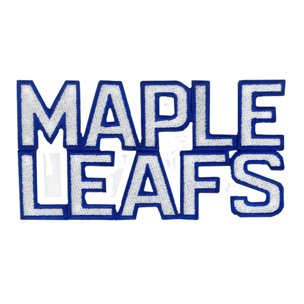 Toronto Maple Leafs Blue/White Wordmark Logo Patch