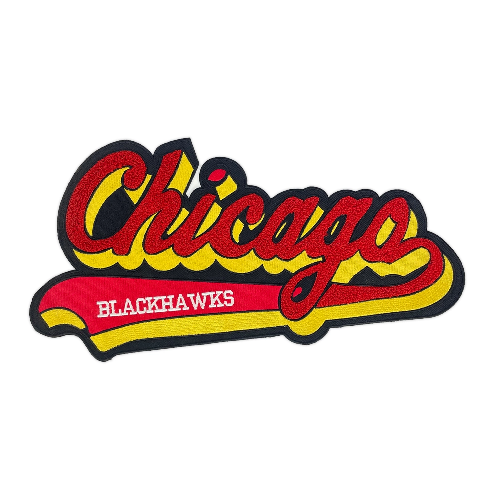 Chicago Blackhawks Retro Logo Chenille Patch