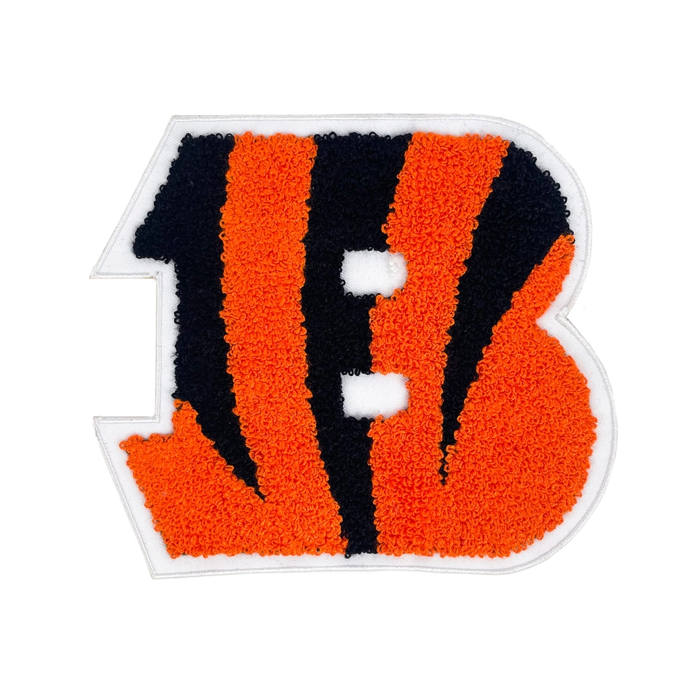 Cincinnati Bengals 'B' Tiger Stipe Logo Patch