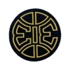 Detroit Pistons "313" Gold Basketball Logo Patch