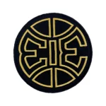 Detroit Pistons "313" Gold Basketball Logo Patch