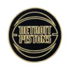 Detroit Pistons Gold Round Logo Patch