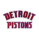 Detroit Pistons Red Script Logo Patch