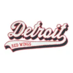 Detroit Red Wings 3D Script Logo Patch