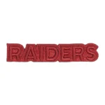 Las Vegas Raiders 3D Lettering Embroidered Patch