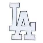Los Angeles Dodgers Interlocking LA White Logo Patch