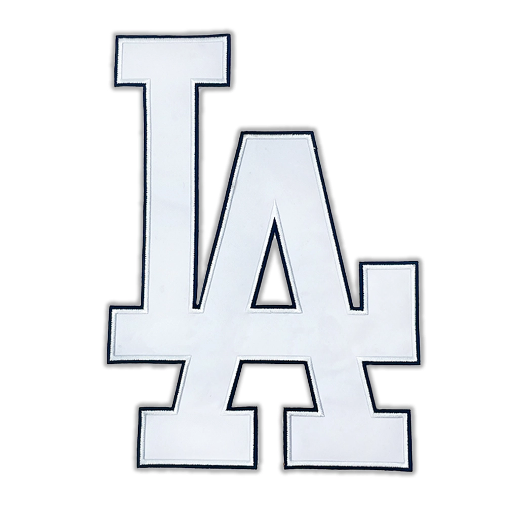 Los Angeles Dodgers LA white Logo patch