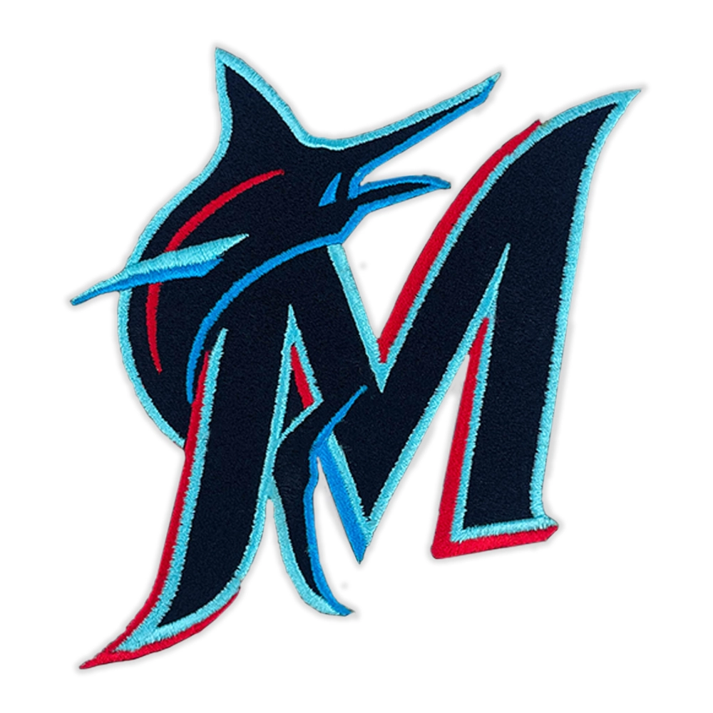 Miami Marlins M Logo Patch
