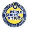 Milwaukee Brewers 1982 World Series Logo Patch