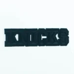New York Knicks Black Wordmark Logo Patch