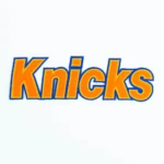 New York Knicks Orange Wordmark Logo Patch
