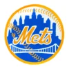 New York Mets Round Skyline Logo Patch