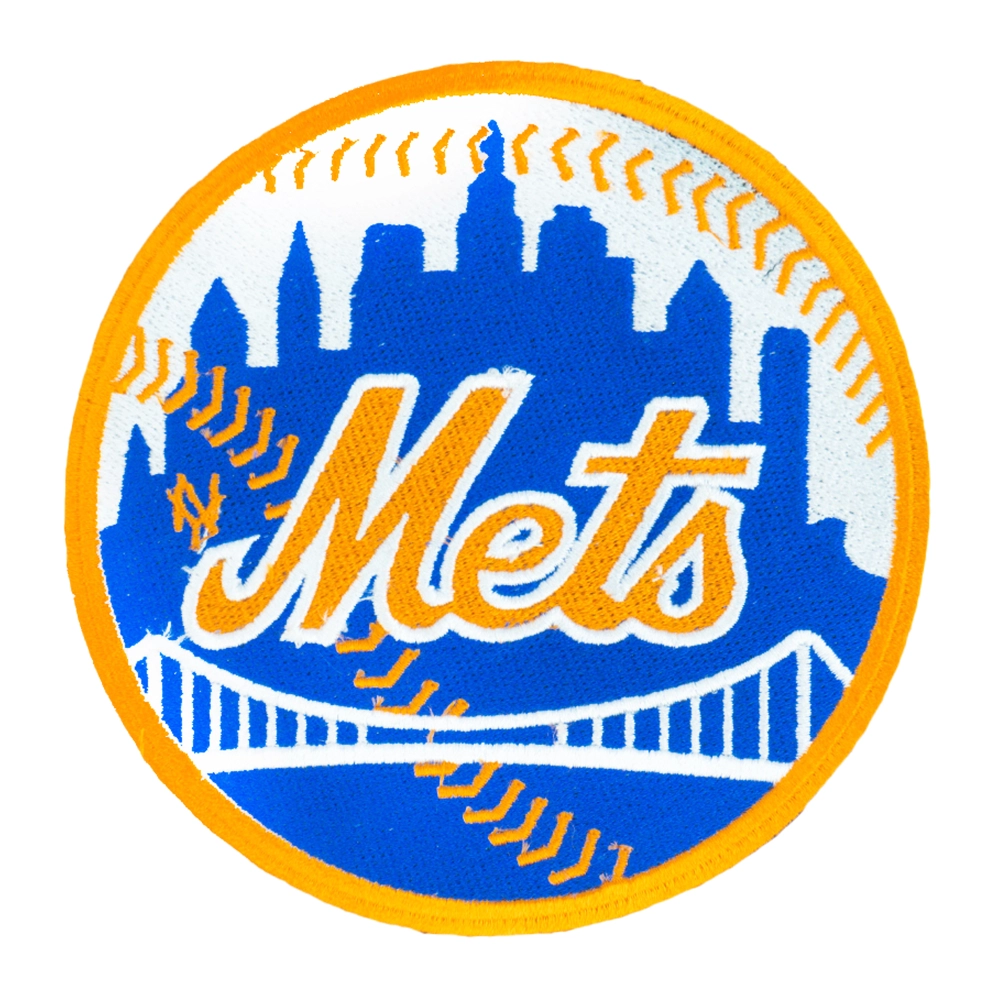New York Mets Round Skyline Logo Patch