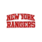 New York Rangers Red Script Logo Embroidered Patch
