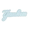 New York Yankees White Script Logo Patch