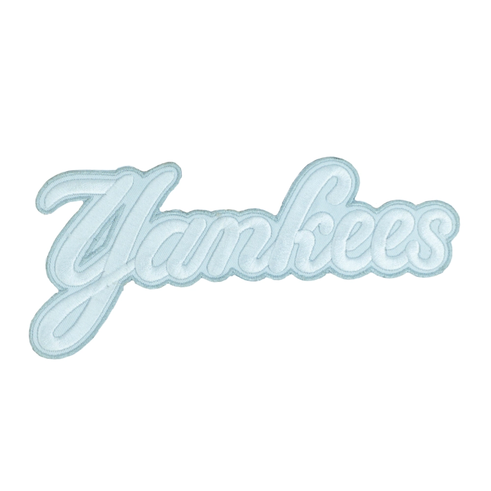 New York Yankees White Script Logo Patch