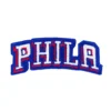 Philadelphia 76ers PHILA Wordmark Logo Patch