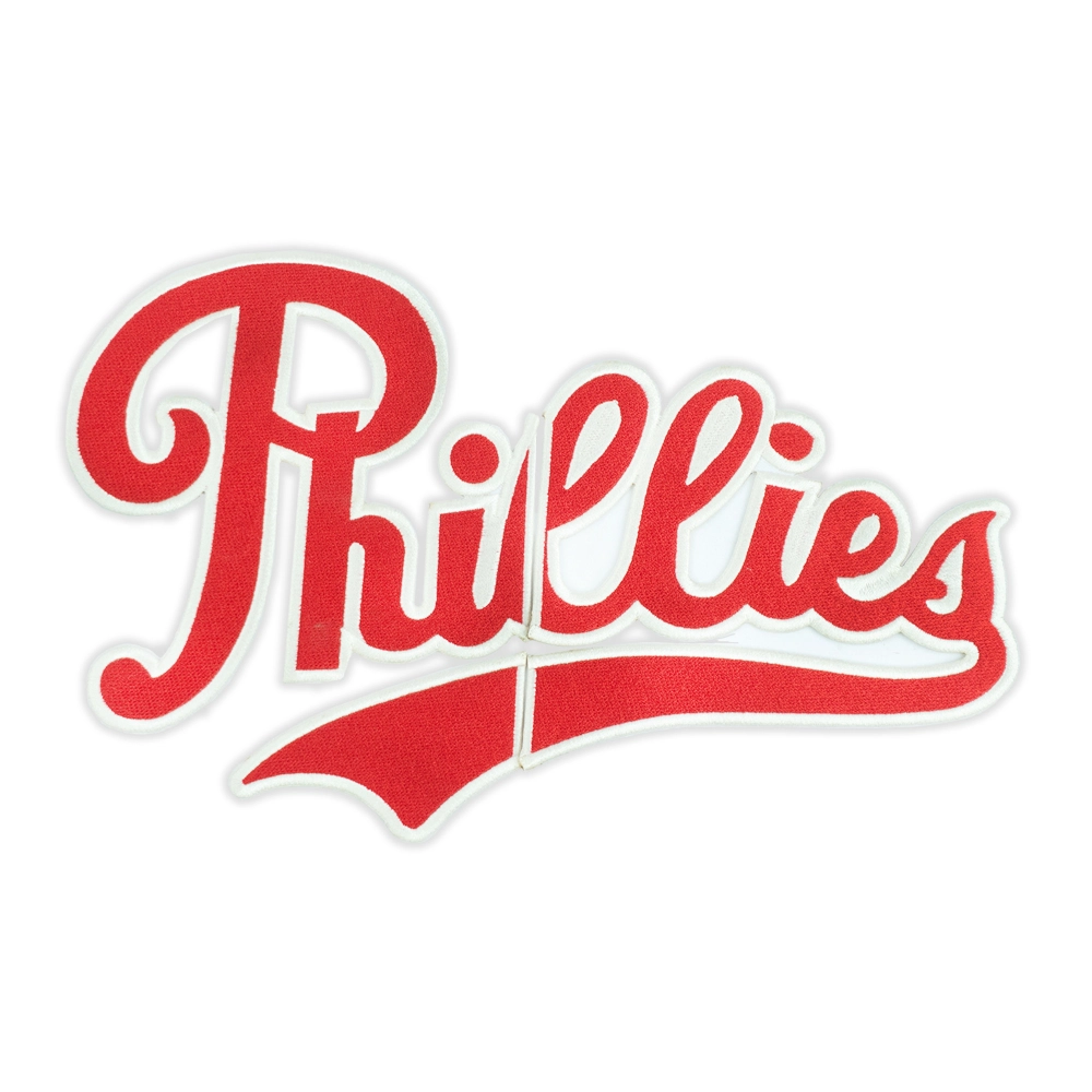 Philadelphia Phillies script logo jacket patch