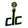 Washington Wizards "dc" logo patch