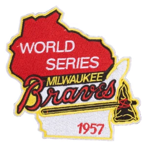 Milwaukee Braves 1957 World Series Wisconsin Patch