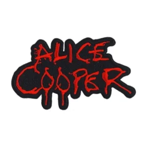 Alice Cooper Red Dripping Logo Embroidered Patch