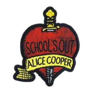 Alice Cooper School's Out Heart and Dagger Patch
