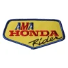AMA Honda Rider Yellow Shield Patch