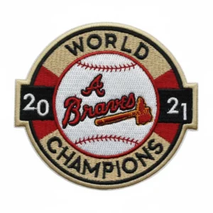 Atlanta Braves Round 2021 World Champions Patch