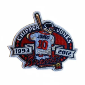 Atlanta Braves Chipper Jones Retirement Patch