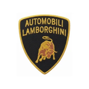 Automobili Lamborghini Yellow Shield Logo Patch