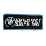 BMW Logo Checkered Lettering Rectangular Patch