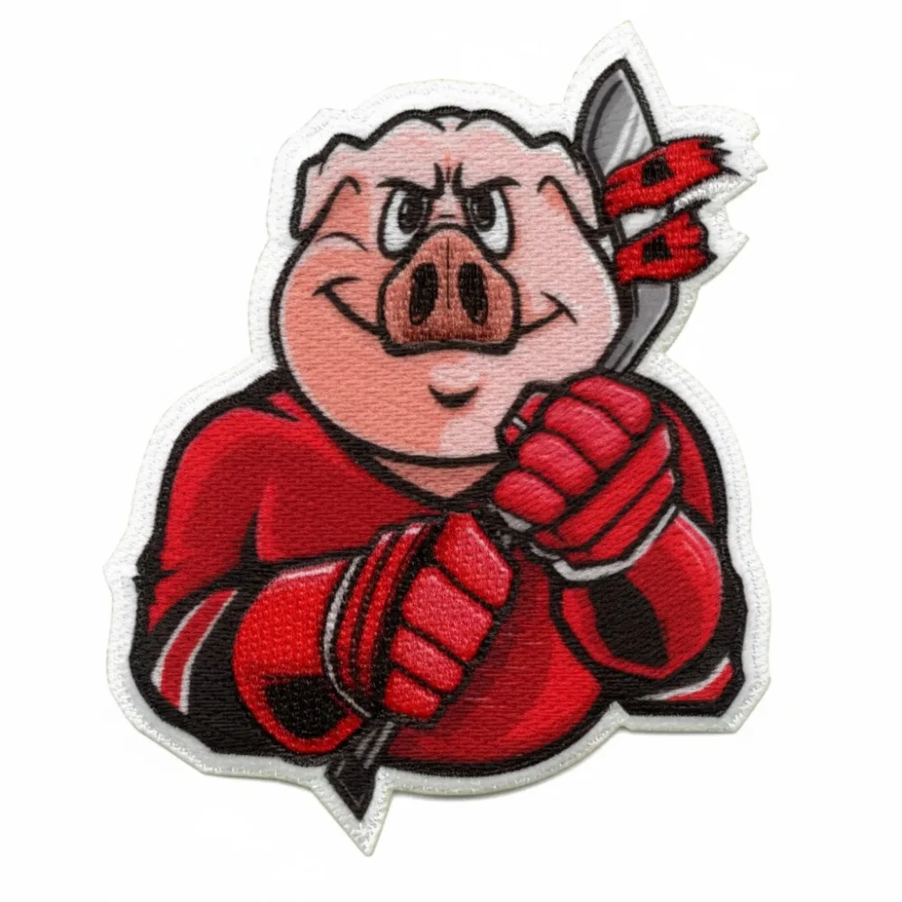 Carolina Hurricanes Stormy Hockey Stick Logo Patch
