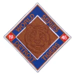 Detroit Tigers 1945 World Series Diamond Patch