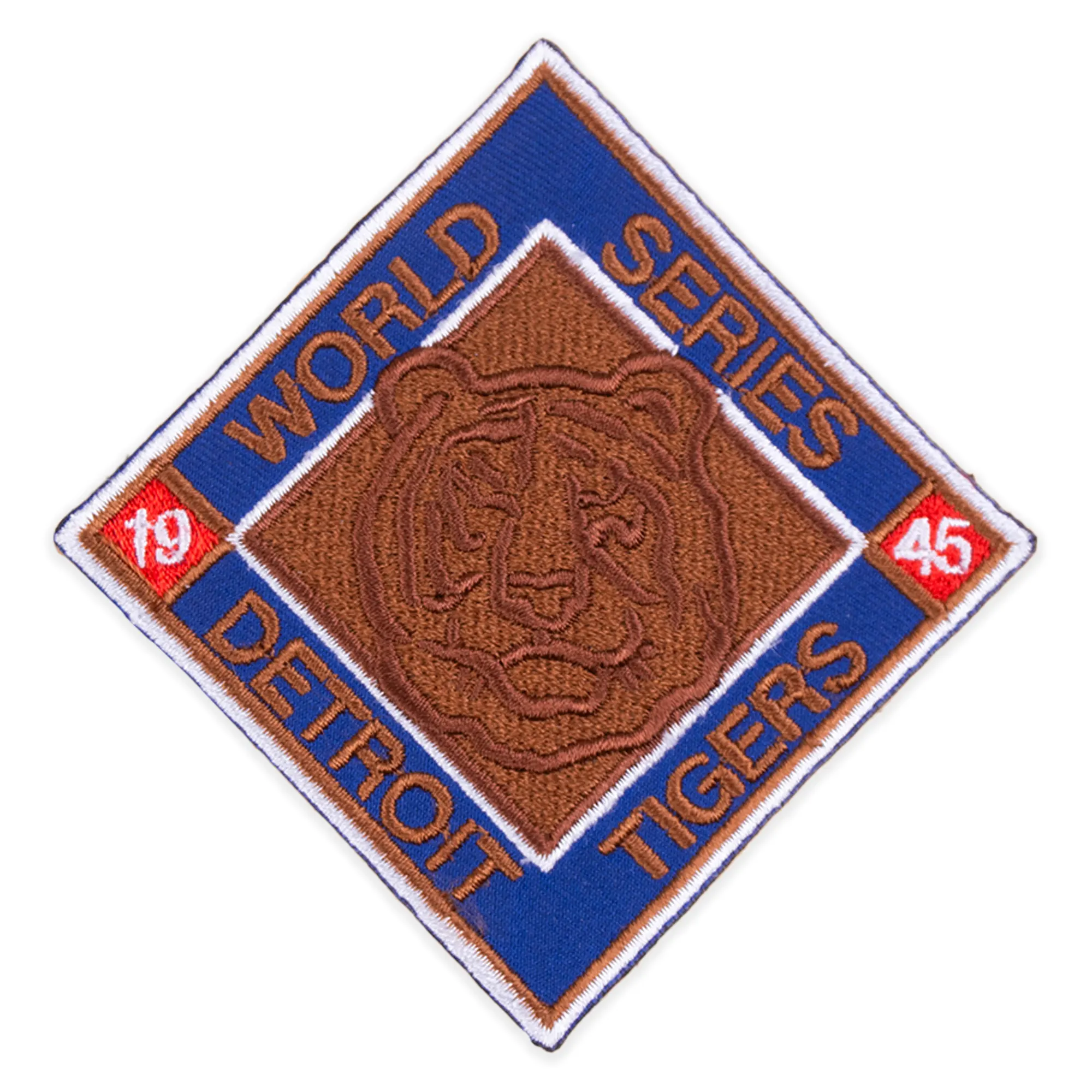 Detroit Tigers 1945 World Series Diamond Embroidered Patch