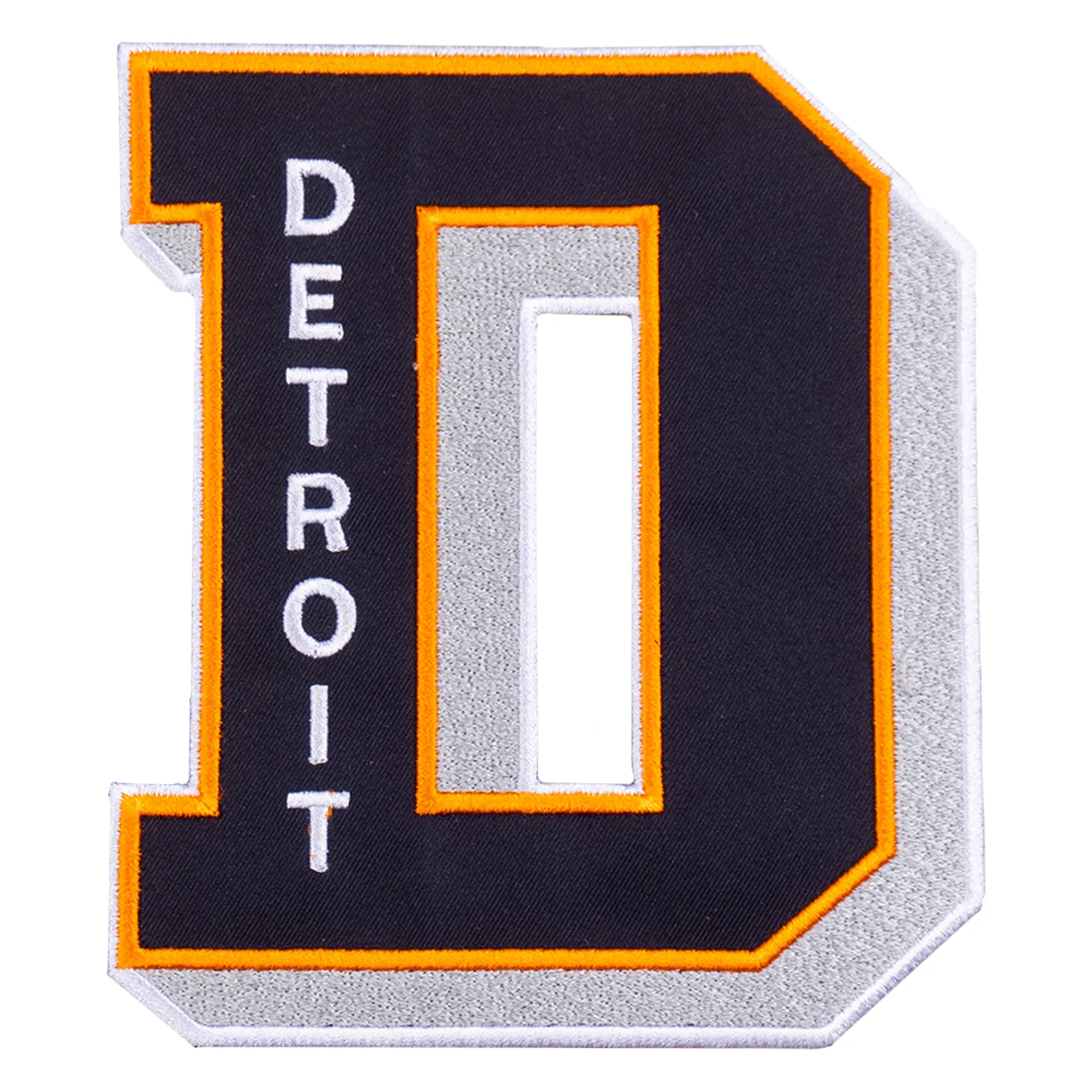 Detroit Tigers Block Letter "D" Logo Patch