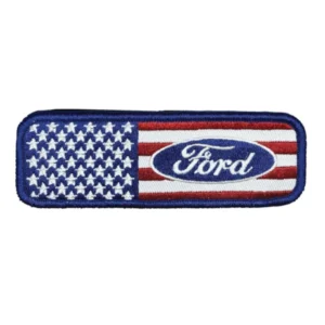 Ford American Flag US Flag Rectangular Patch