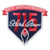 Hank Aaron 715 Home Run 40th Anniversary Patch