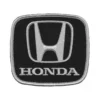 Honda Emblem Logo Black and Silver Patch